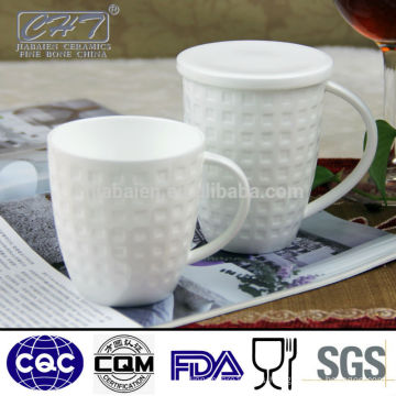 Taza de café impresa de encargo de la porcelana de porcelana de hueso fino tazas